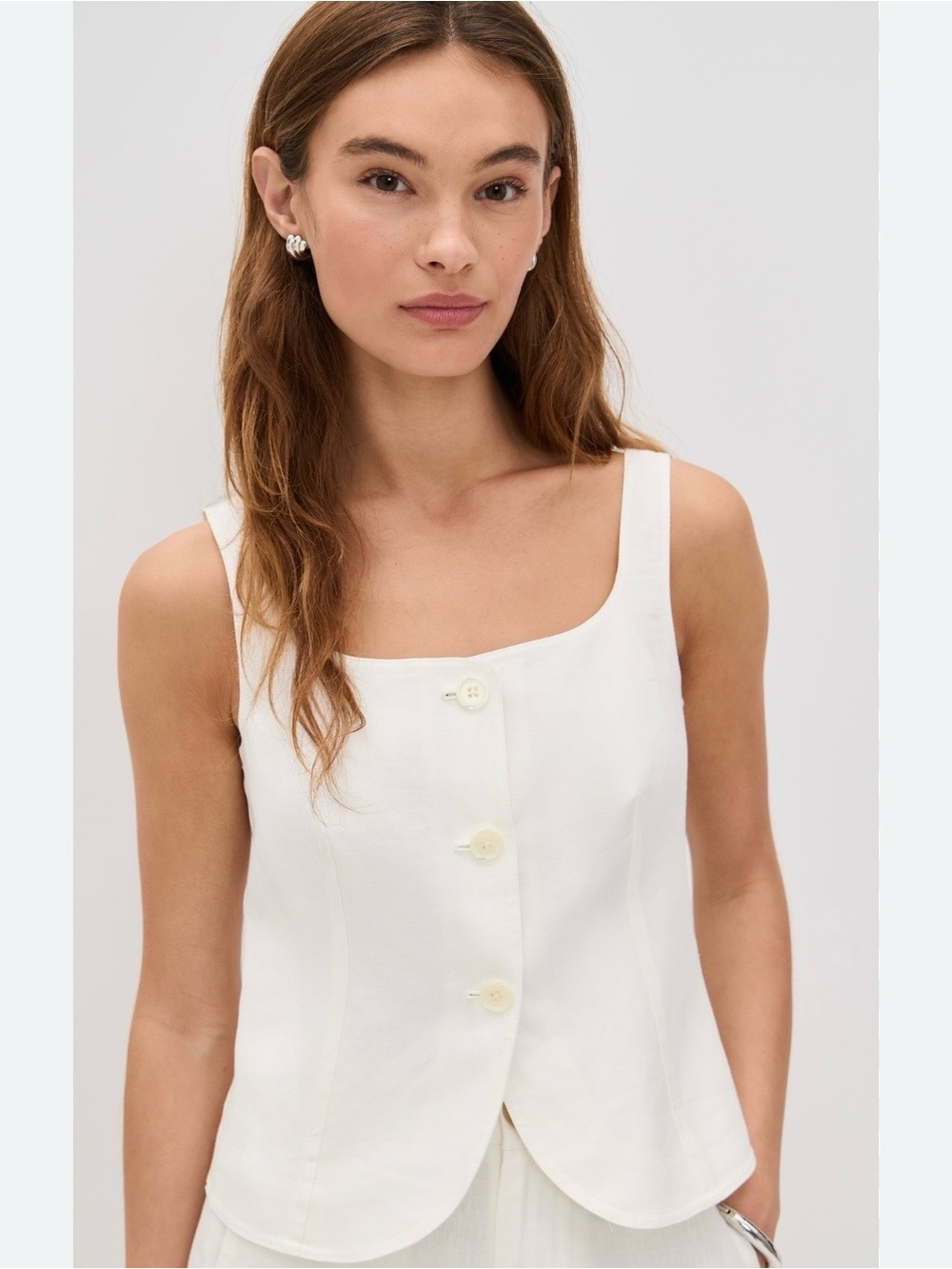 NWT Alex Mill Luna Vest in off White!